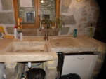 evier rustique